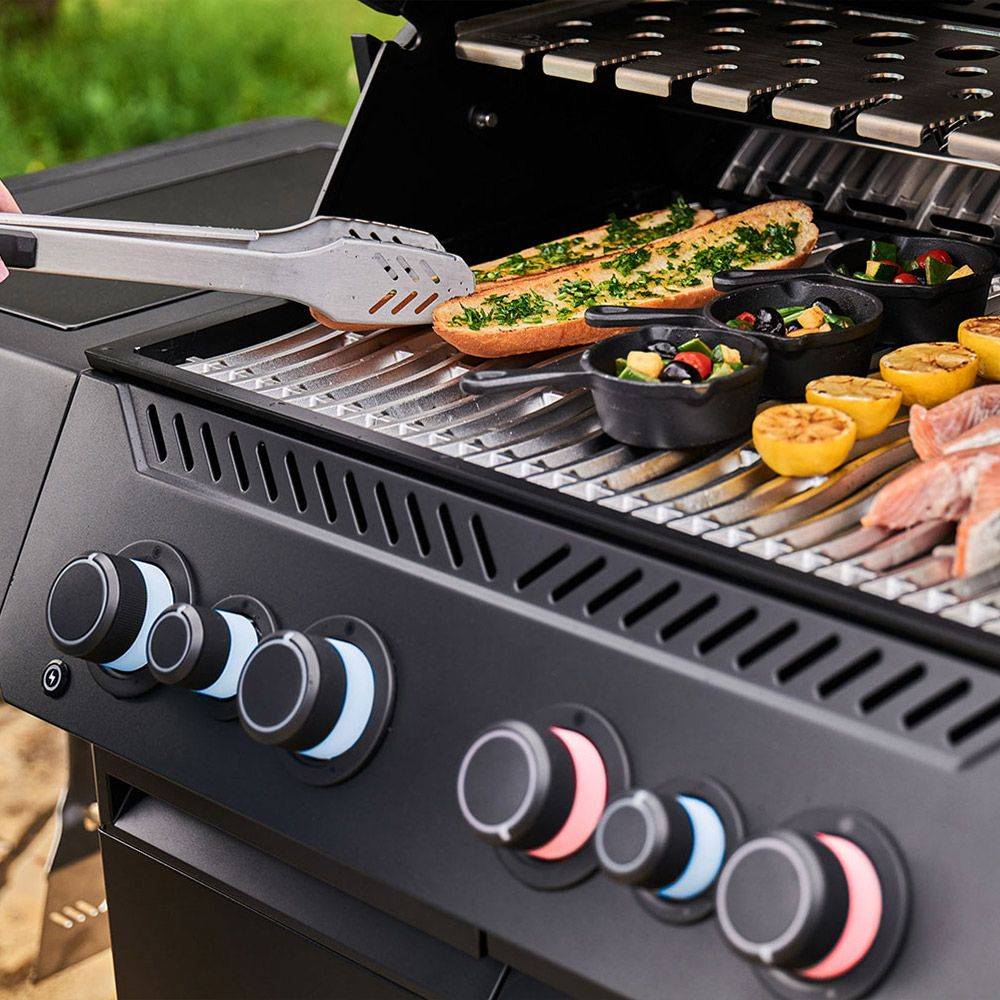 Napoleon - Barbecue à gaz Prestige 500 + Sizzle Zone + Brûleur arrière - Connecté - Phantom - Image 4