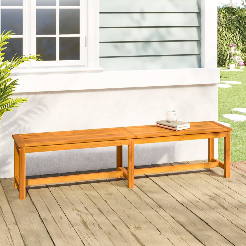 PANGIVO - Banc de jardin bois d'acacia naturel 180 x 35 x 45 cm - PANGIVO - Image 1