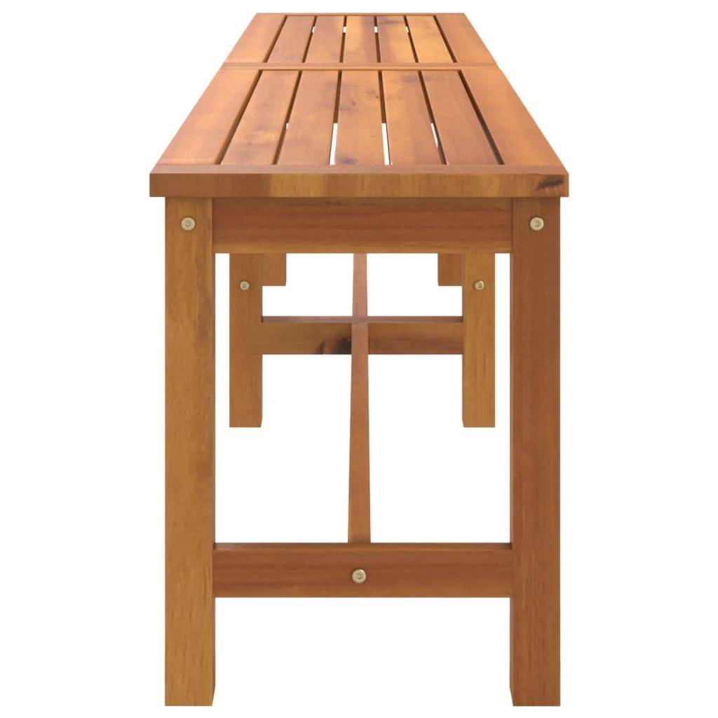 PANGIVO - Banc de jardin bois d'acacia naturel 180 x 35 x 45 cm - PANGIVO - Image 4