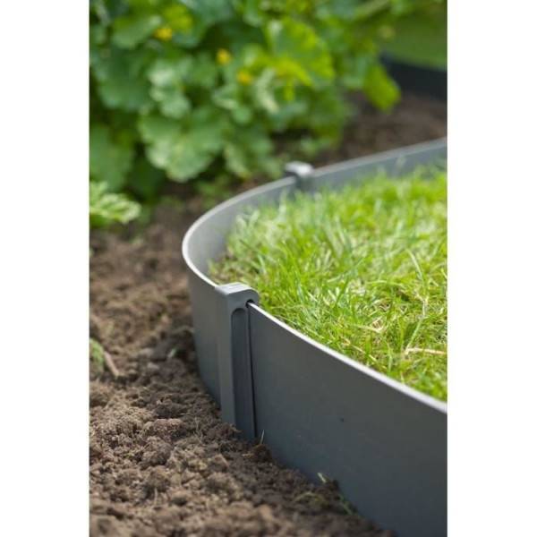 Piquets pour bordures de jardin - NATURE - Ancres en polypropylene gris - Lot de 10 - Image 4