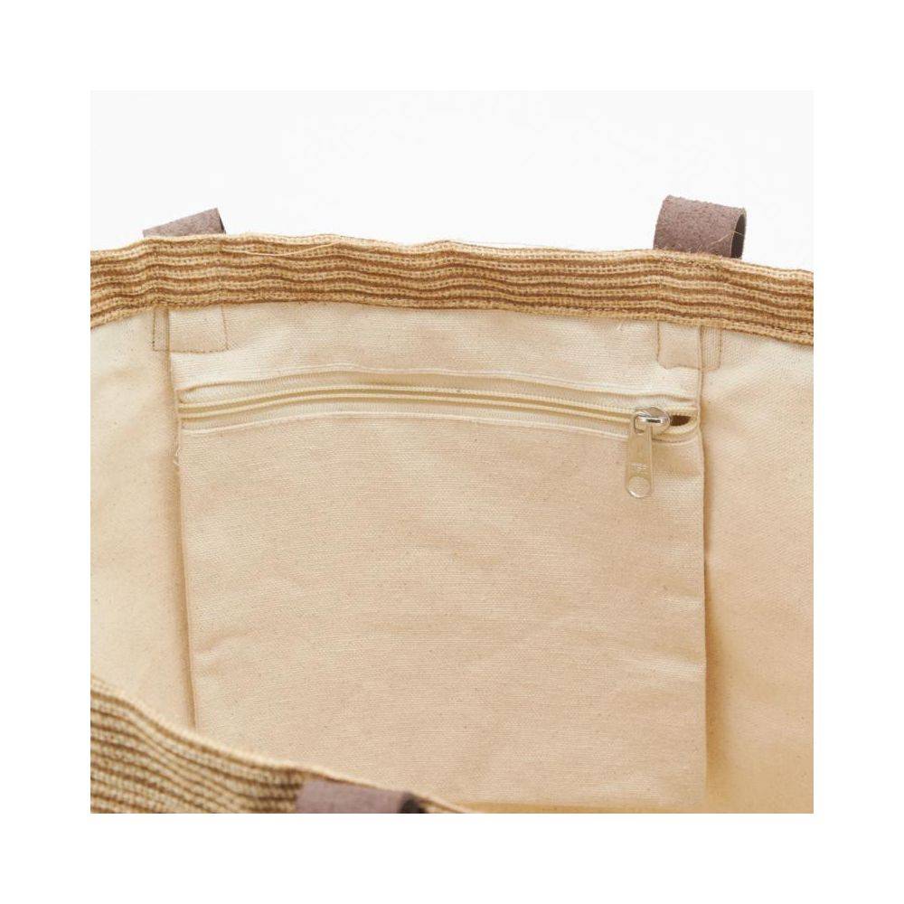 Aubry Gaspard - Grand sac en jute naturel - Image 3