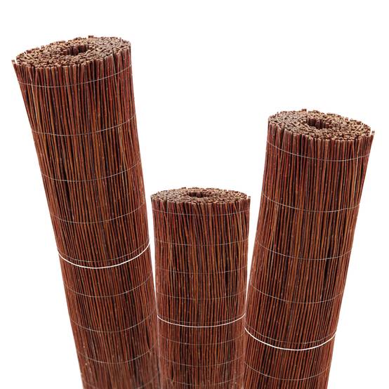 Clôture en osier Aquagart 15m x 120cm I Brise-vue en osier I Brise-vue naturel pour jardins, balcons et terrasses - Image 1