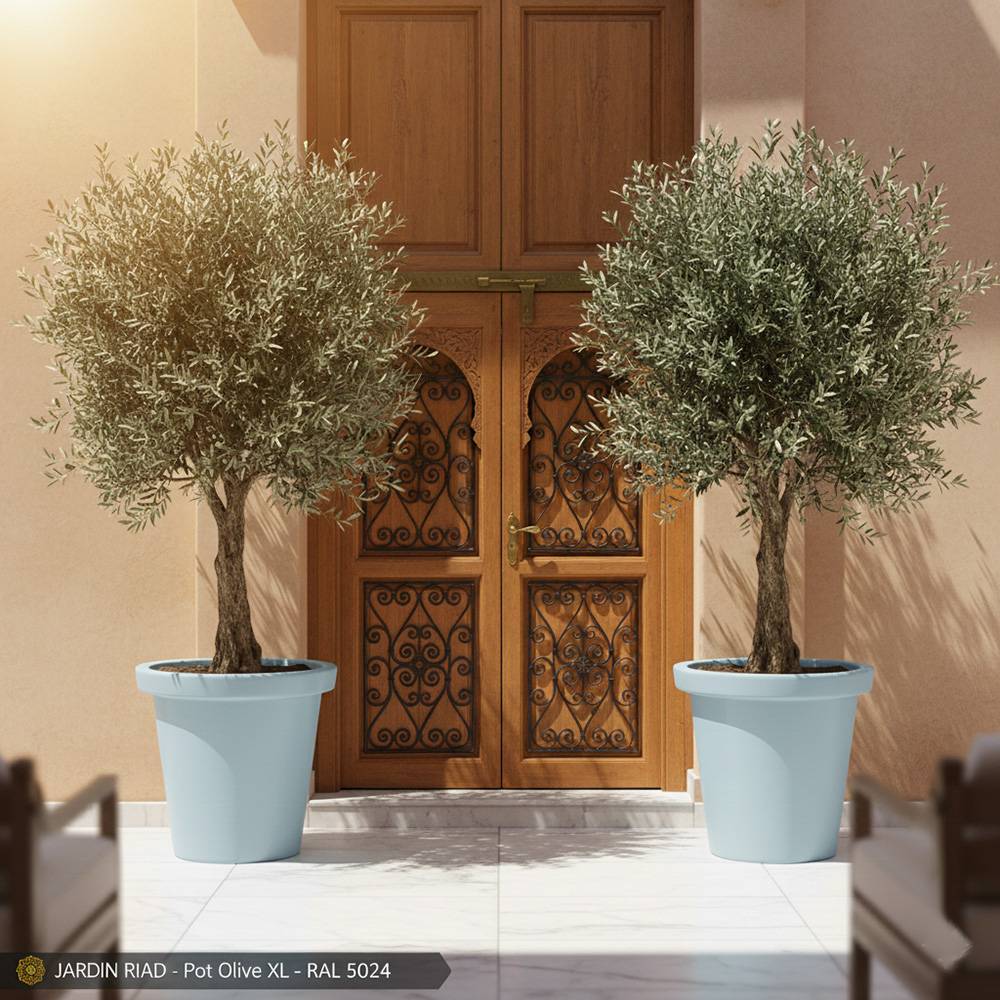 Plast'Up Rotomoulage - Pot de fleurs rond xxl delight 420l- lot de 2 - plast'up rotomoulage - Image 3