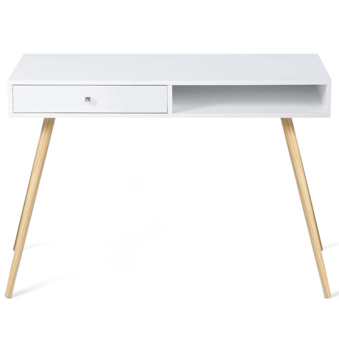 Bureau scandinave EFFIE bois blanc - Image 4