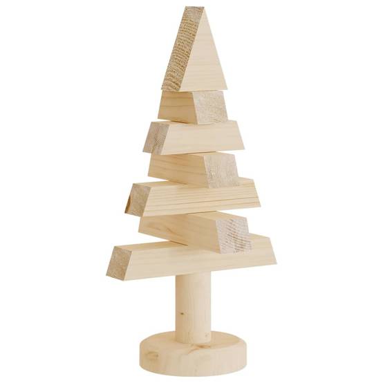 Lot de 2 sapins de Noël en bois décoratifs à personnaliser pour intérieur 30 cm – ComfortXL Outdoor Living - Image 5