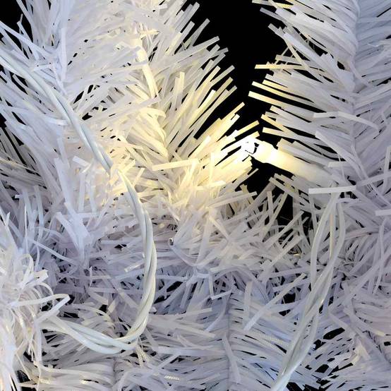 Guirlande de Noël Artificielle Lumineuse LED Décoration Escalier 5m Blanc – ComfortXL Outdoor Living - Image 8