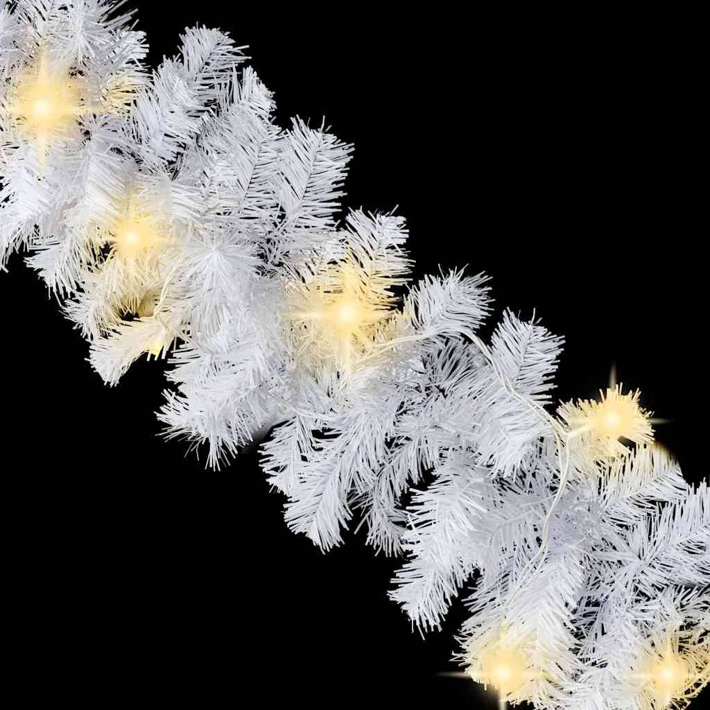 Guirlande de Noël Artificielle Lumineuse LED Décoration Escalier 5m Blanc – ComfortXL Outdoor Living - Image 6