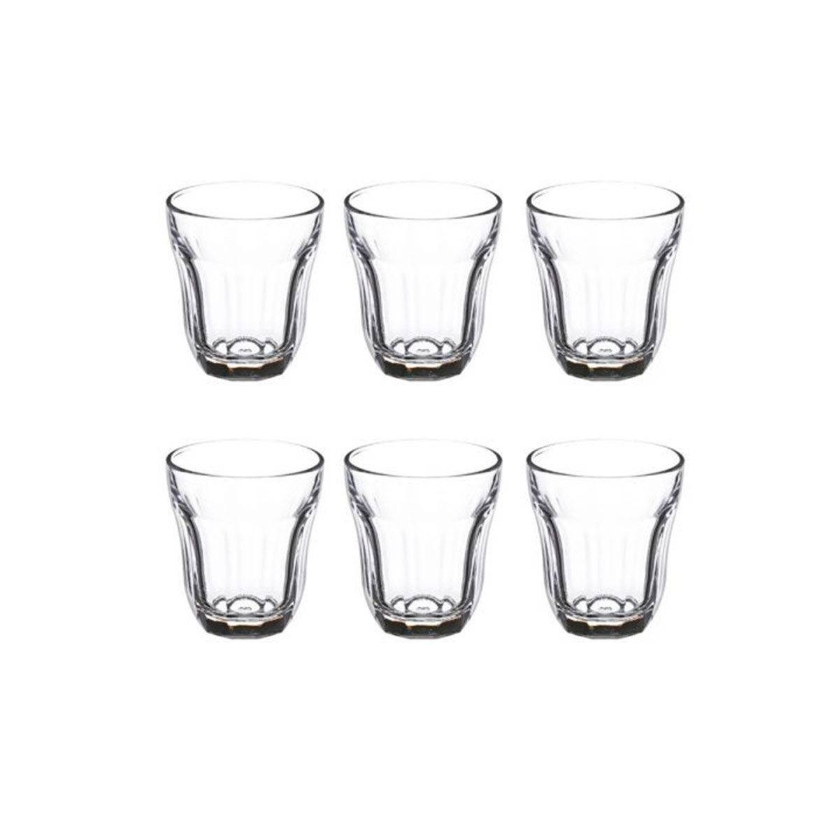 Lot de 6 Gobelets à Eau "Enz'eau" 21cl Transparent - Image 1