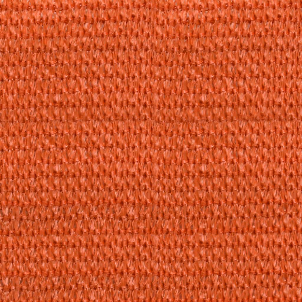 Voile d'ombrage PEHD orange 2.5 x 5 m 160 g/m² - PANGIVO - Image 9