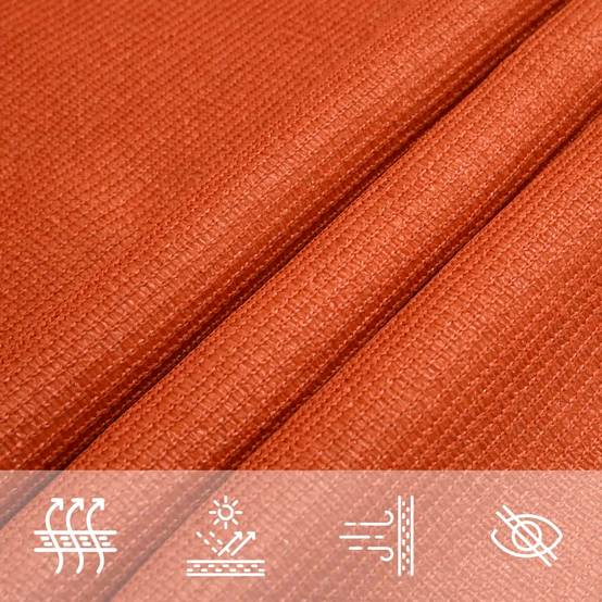 Voile d'ombrage PEHD orange 2.5 x 5 m 160 g/m² - PANGIVO - Image 5