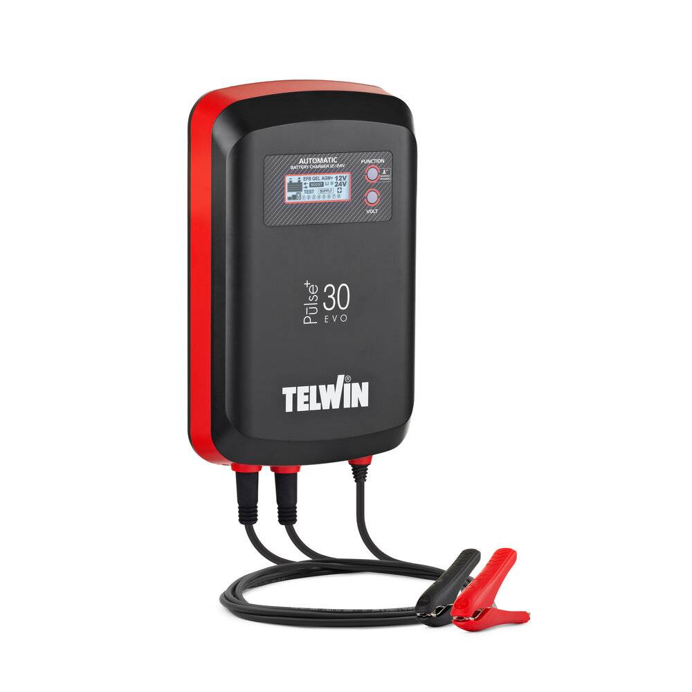 Chargeur de batterie Pulse 30 EVO - 230V - 12V/24V - TELWIN - 807610 - Image 1