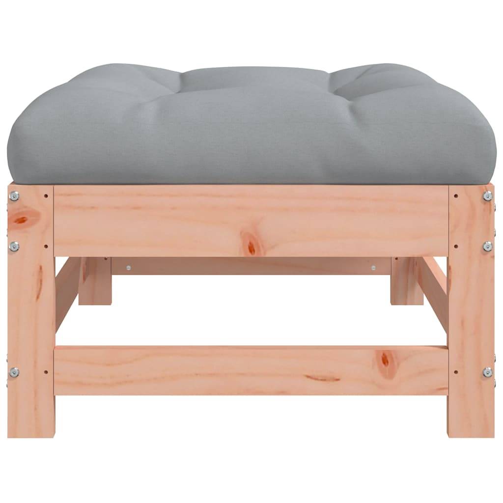 Vidaxl - Repose-pieds de jardin et coussins lot de 2 bois massif douglas vidaXL 825588 - Image 8