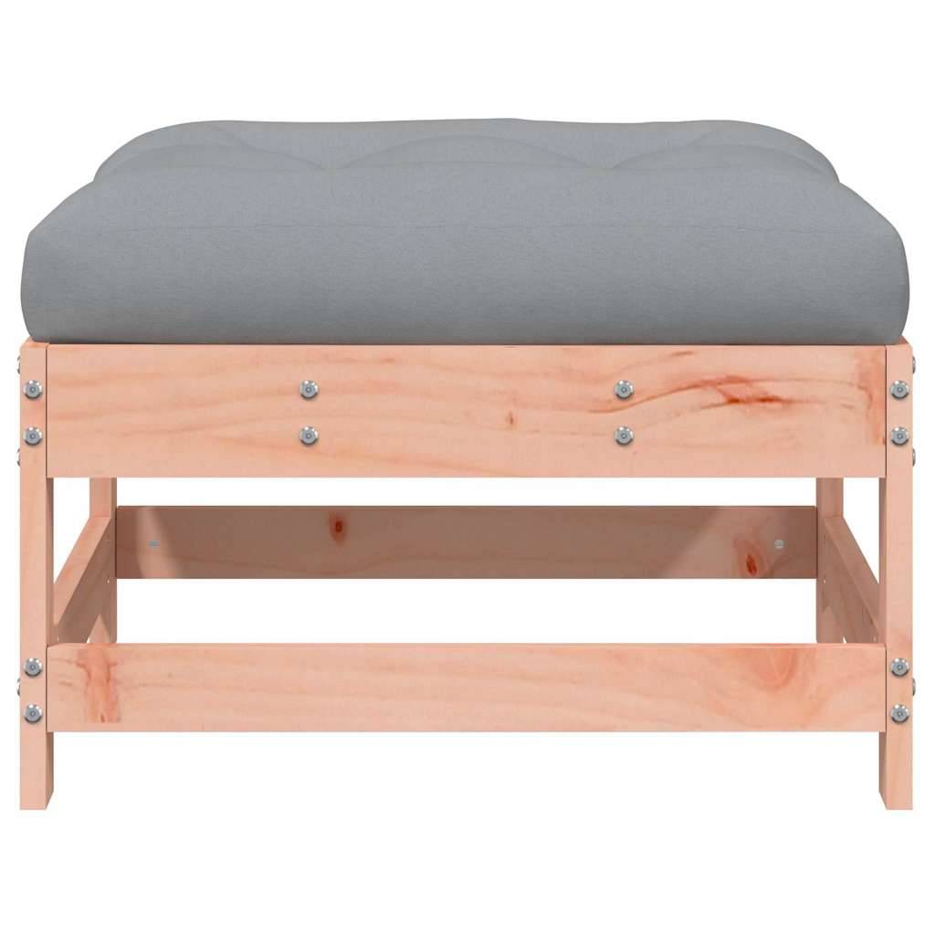 Vidaxl - Repose-pieds de jardin et coussins lot de 2 bois massif douglas vidaXL 825588 - Image 6