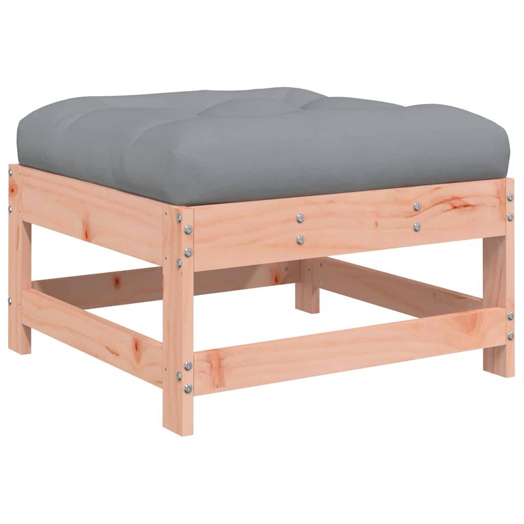 Vidaxl - Repose-pieds de jardin et coussins lot de 2 bois massif douglas vidaXL 825588 - Image 5