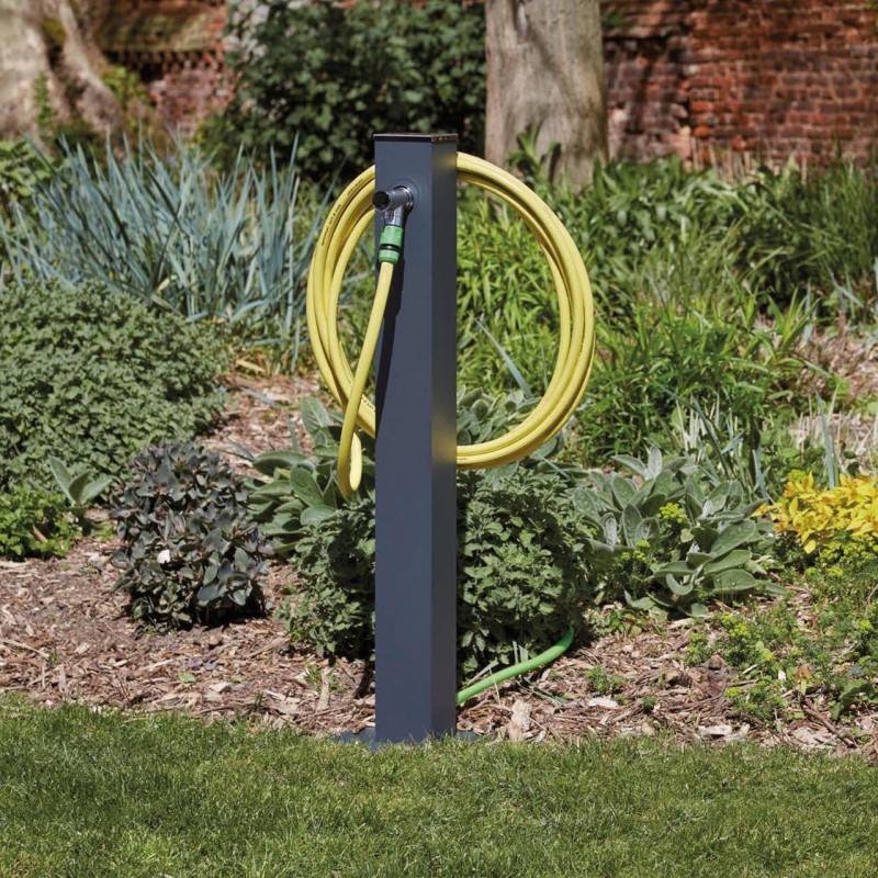 Fontaine de jardin aluminium - Gris bleu  - Jardinex - Image 3