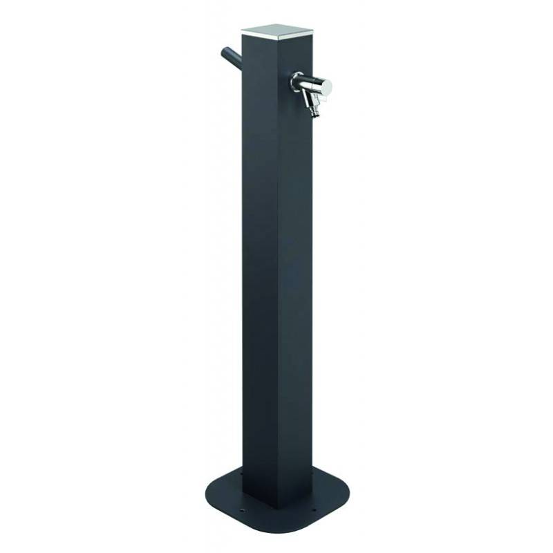 Fontaine de jardin aluminium - Gris bleu - Jardinex - Image 1