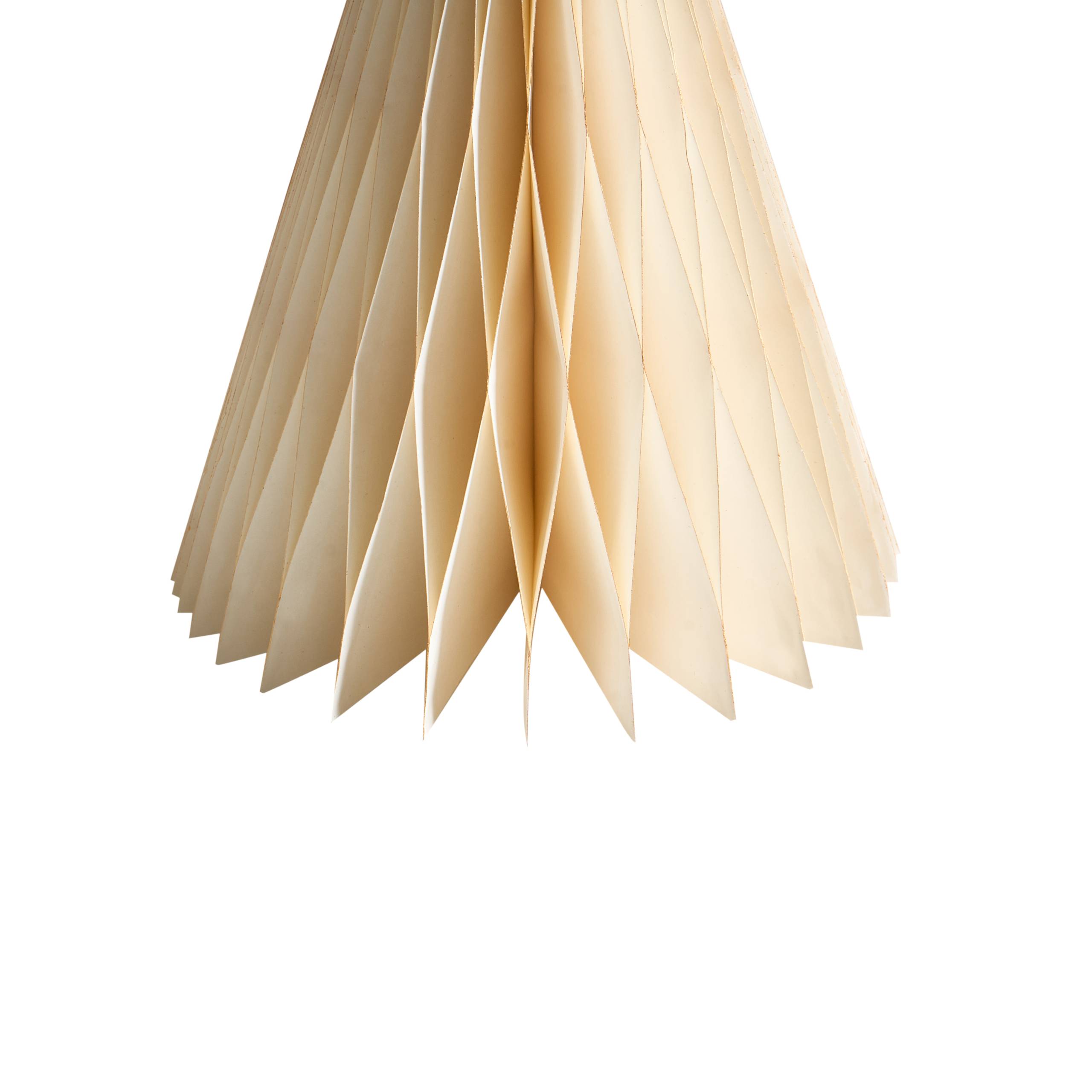 Beliani - Accessoire Décoratif Papier Beige EIRA - 33x17x33- Beliani - Image 6