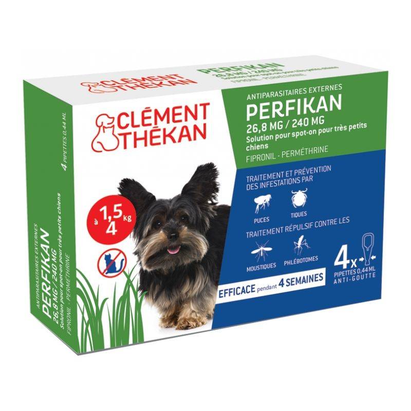 PERFIKAN CHIEN 1,5-4 KG - CLEMENT THEKAN 4 pipettes