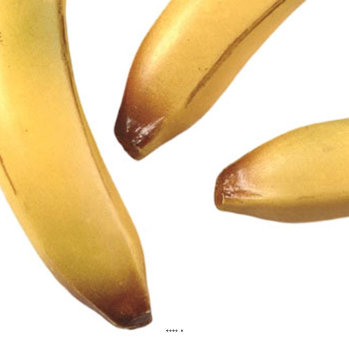 Artificielles - Banane artificielle en lot de 3 en Plastique soufflé L 150x35 mm - Image 3