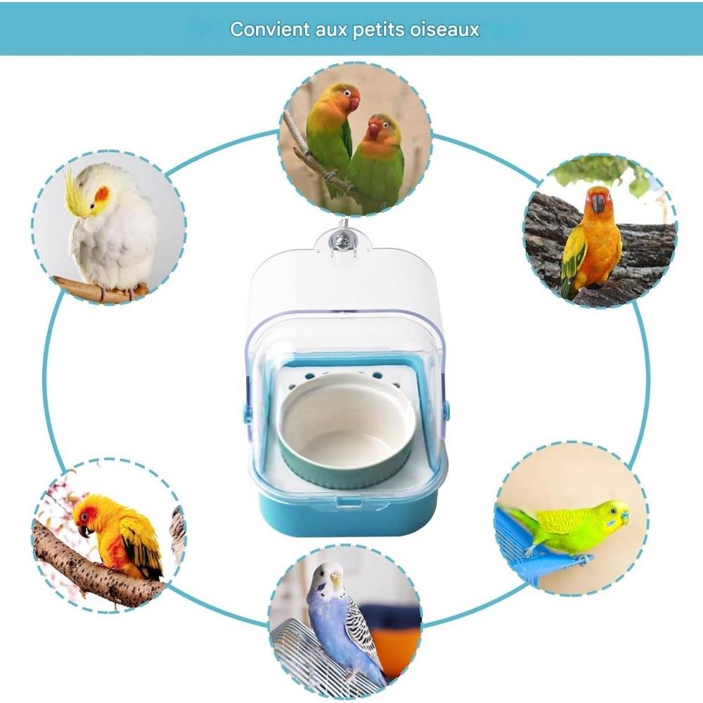 Baignoire pour perroquets et oiseaux - Lytech - Image 4