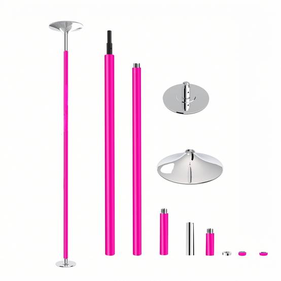 Yaheetech Barre De Pole Dance Hauteur Réglable 225-274,5 Cm - Statique Et Rotative, Charge 200 Kg, Diamètre 45 Mm Yaheetech Barre De Pole Dance Hauteur Réglable 225-274,5 Cm - Statique Et Rotative, Charge 200 Kg, Diamètre 45 Mm