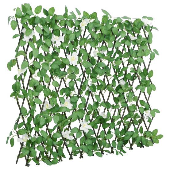 Treillis de lierre artificiel PVC bois vert 186 x 30 cm, Poids :3.82kg - PANGIVO - Image 2