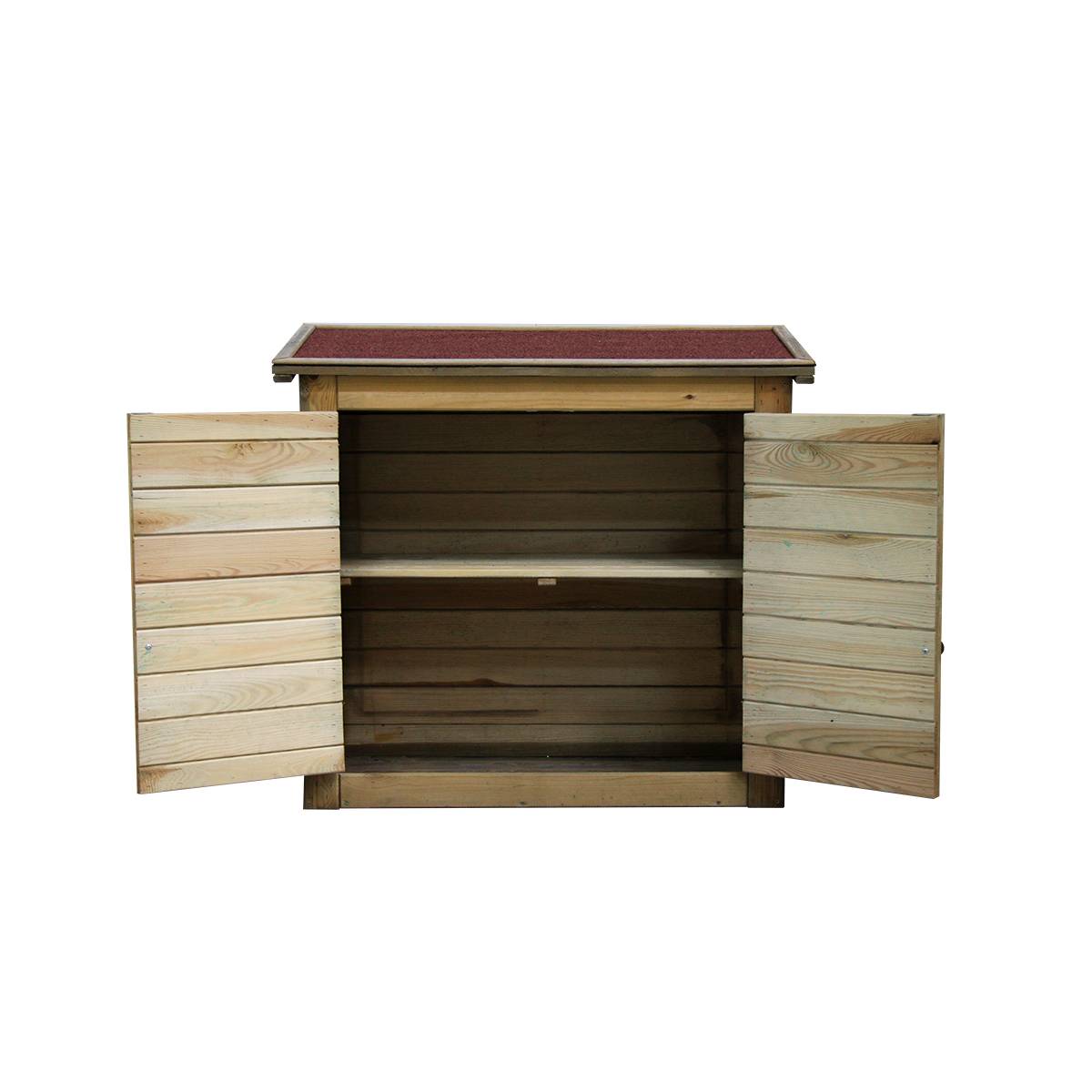 Armoire de rangement en bois Lisboa petit modèle - Cémonjardin - Image 3