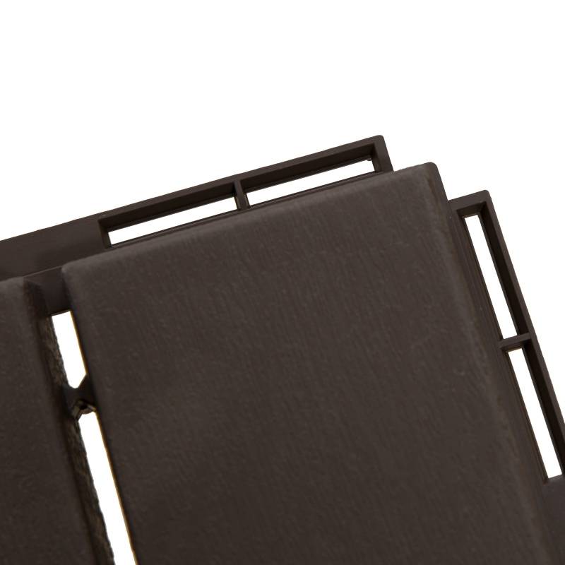 PANGIVO - Dalles de terrasse, plastique, marron, 30 x 30 x 2 cm (9 pièces, 0,81 m²) - PANGIVO - Image 8