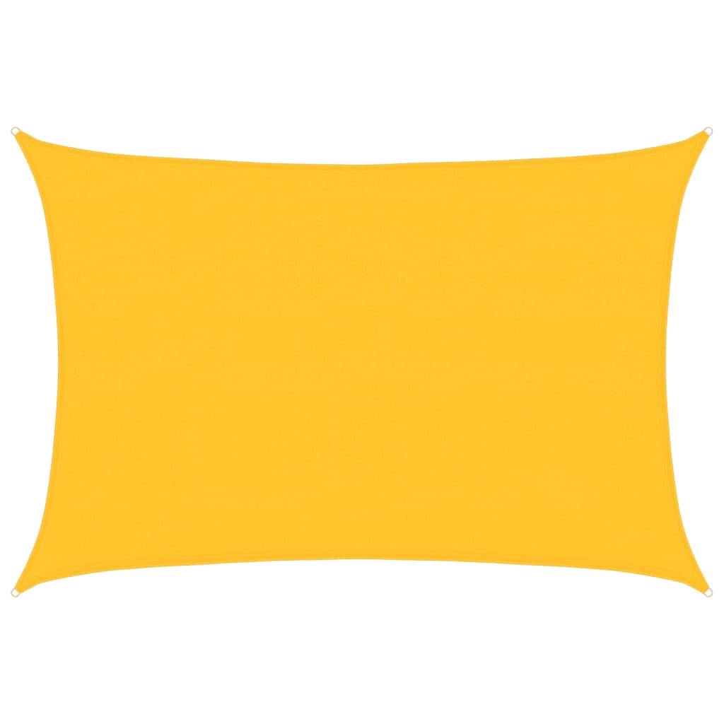 Voile d'ombrage PEHD Jaune 4 x 5 x 0 cm - PANGIVO - Image 1