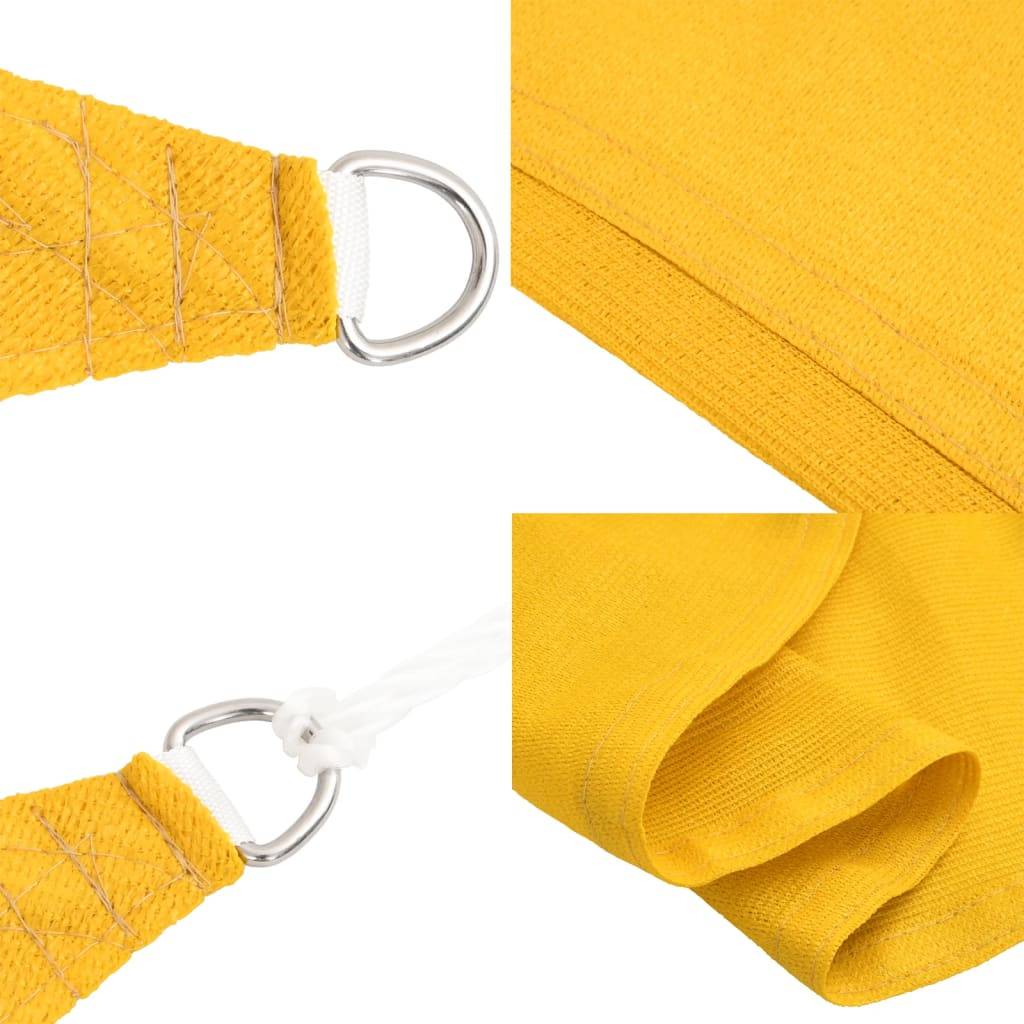 Voile d'ombrage PEHD Jaune 4 x 5 x 0 cm - PANGIVO - Image 6