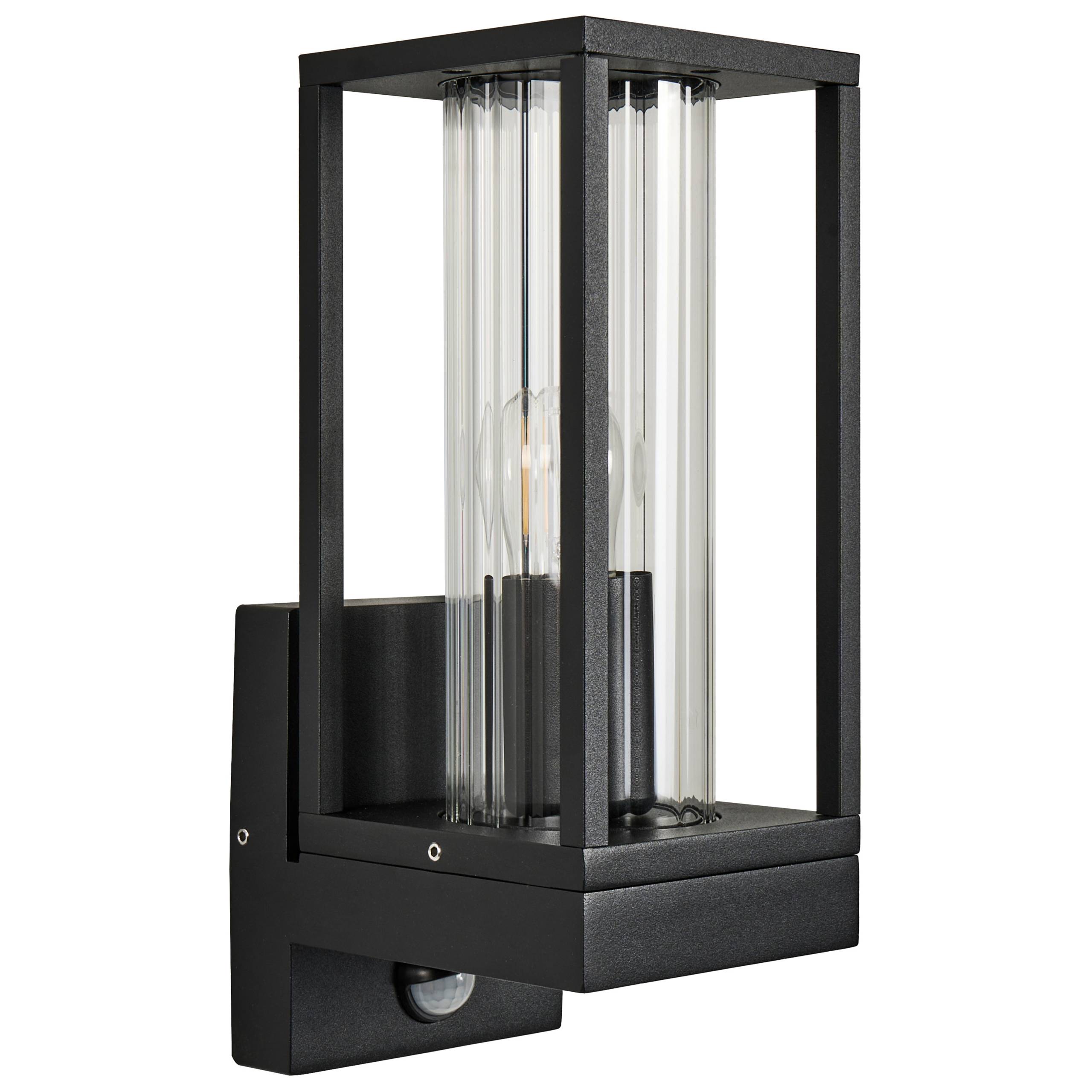 Beliani - Lampe murale pour l'extérieur Aluminium Noir EBRIE - Beliani - Image 2