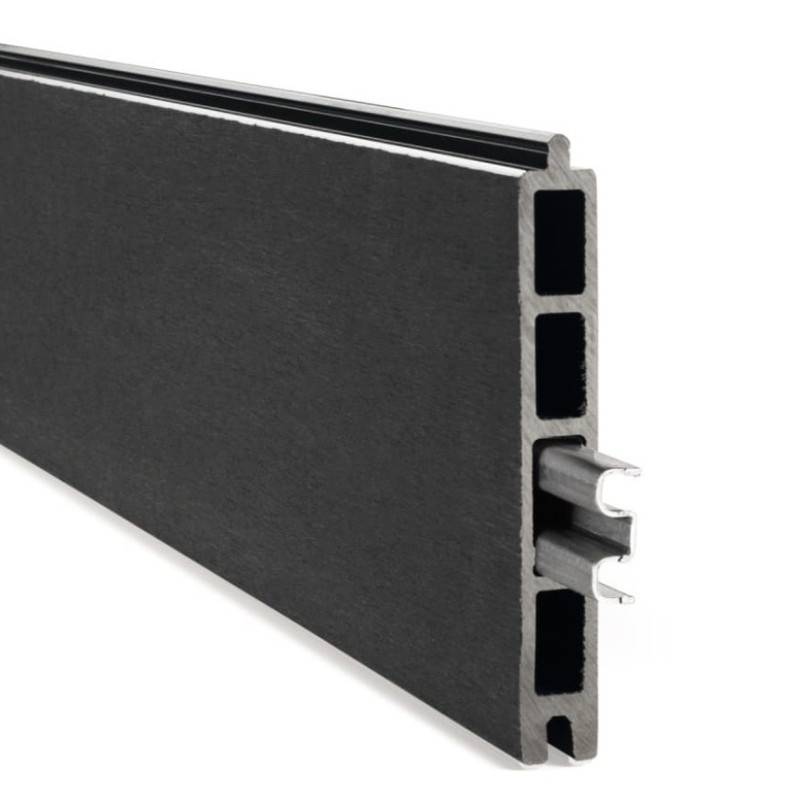 Kit clôture composite et aluminium sur platine L9m x H1m gris anthracite - Easy Clôture - Image 3