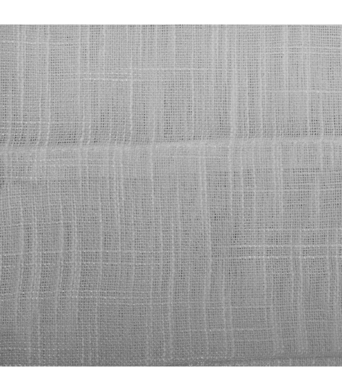 Atmosphera - Voilage à œillets Gris aspect satiné 140 x 240 cm - Image 3