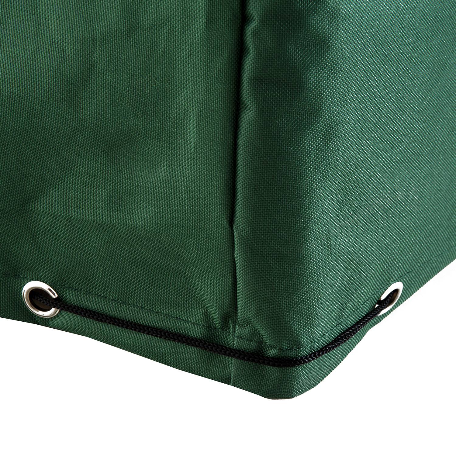 Housse de protection pour mobilier de jardin, tissu Oxford 600D, vert, 210 x 140 x 80 cm - Image 7