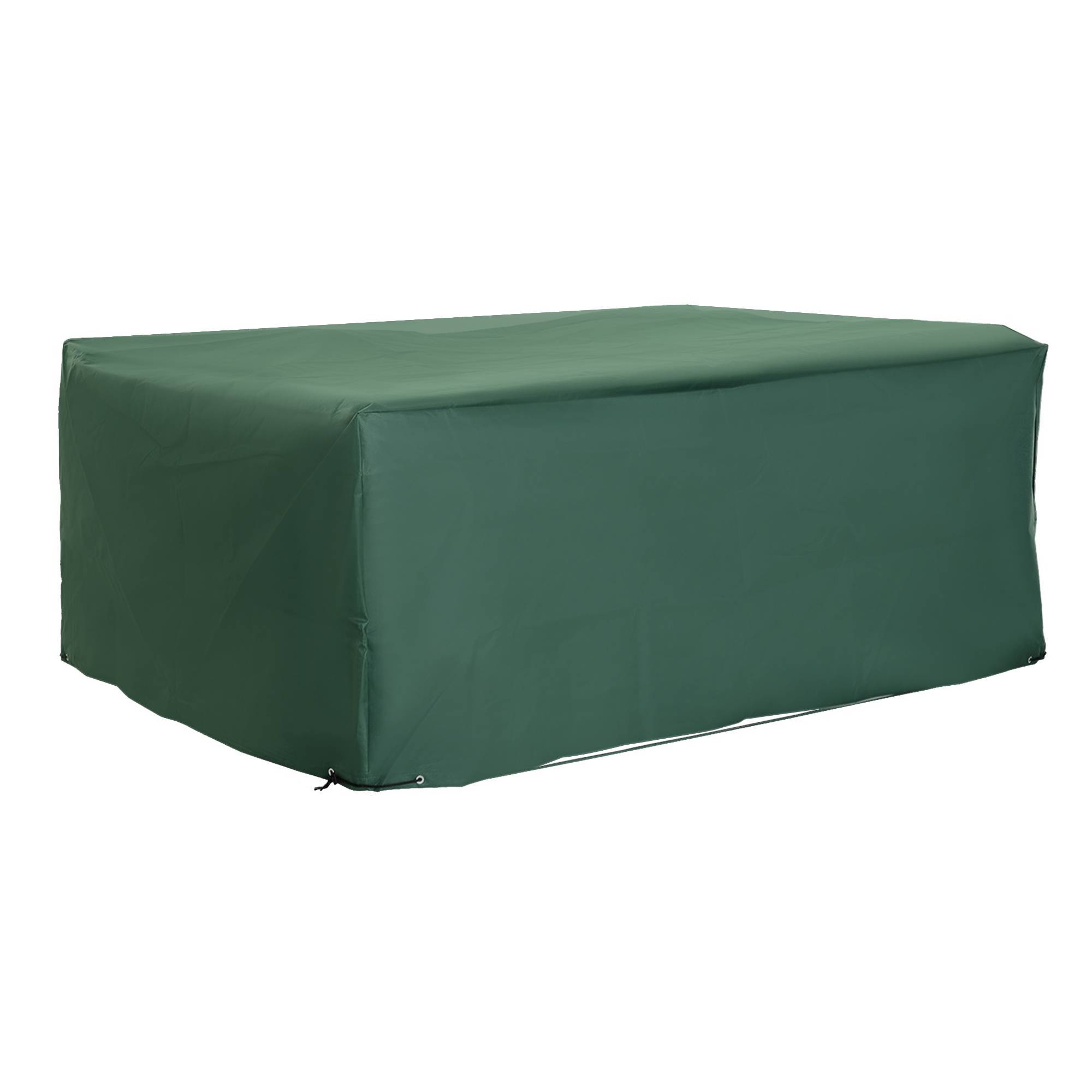 Housse de protection pour mobilier de jardin, tissu Oxford 600D, vert, 210 x 140 x 80 cm - Image 9