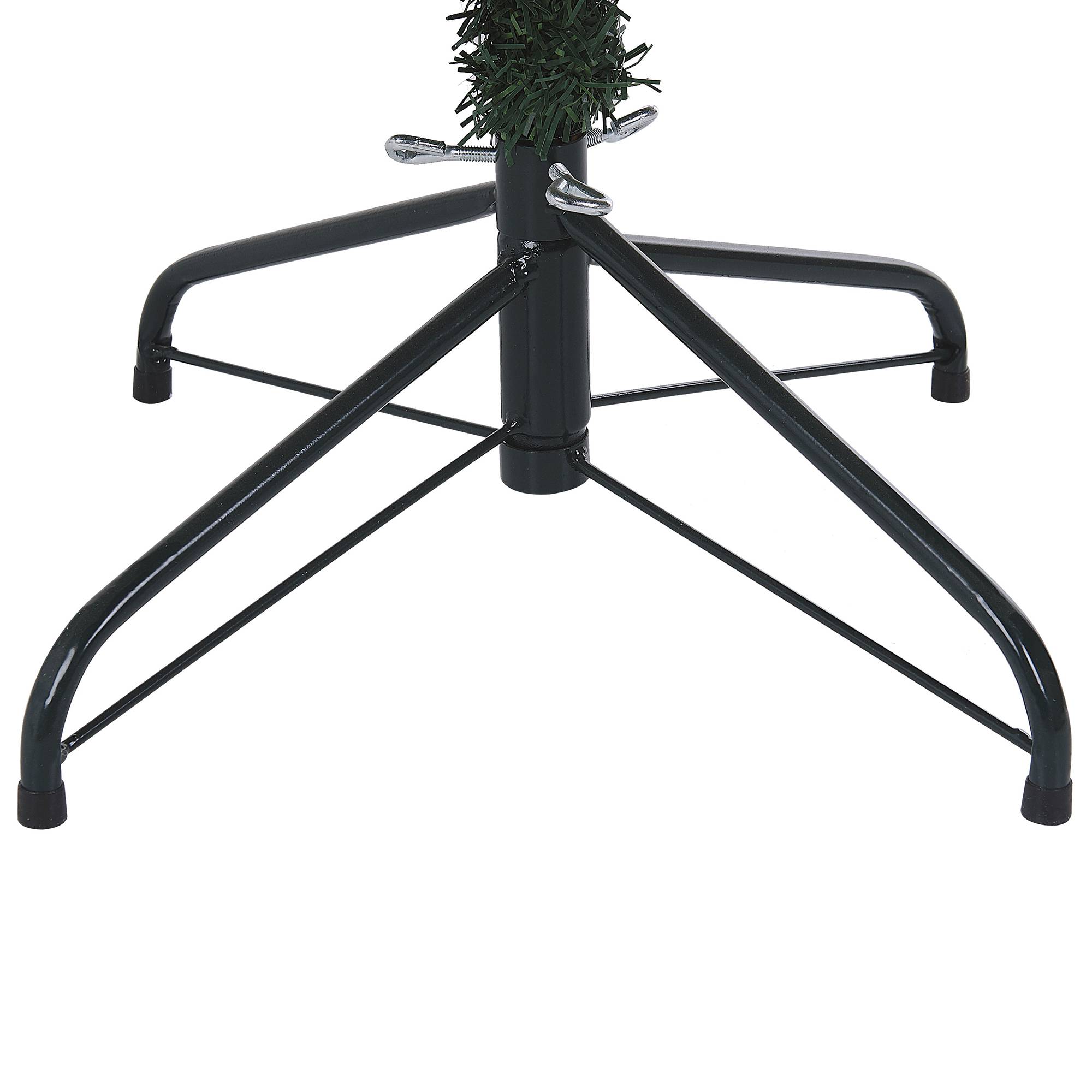 Beliani - Sapin de Noël PVC Vert foncé JACINTO - 130x130x180- Beliani - Image 4