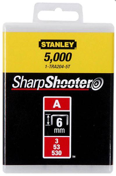stanley - Agrafes Type A 4mm boîte de 1000 - STANLEY - 1-TRA202T - Image 1