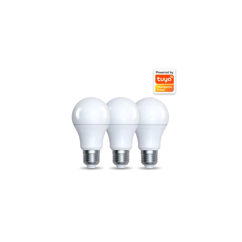 Denver - Shl340 – Blanc – Ampoule Wi-fi E27 – 9w – Dimmable – Alexa/google – Pack De 3 - Image 4