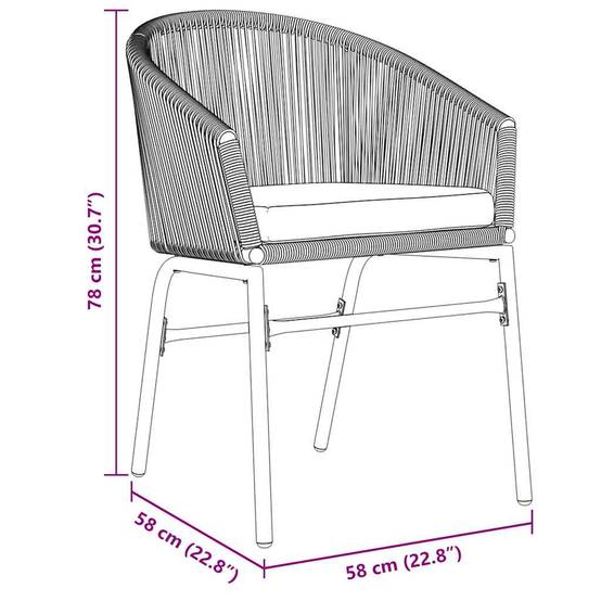 ComfortXL - Salon de Jardin 4 Places en Poly Rotin avec Coussins Déperlants Marron – ComfortXL Outdoor Living - Image 8