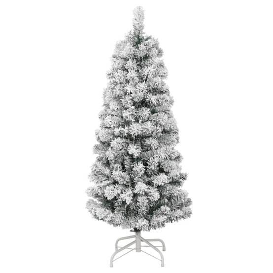Sapin de Noël Artificiel Floqué Neige PVC 120 cm pour Fêtes – ComfortXL Outdoor Living - Image 2