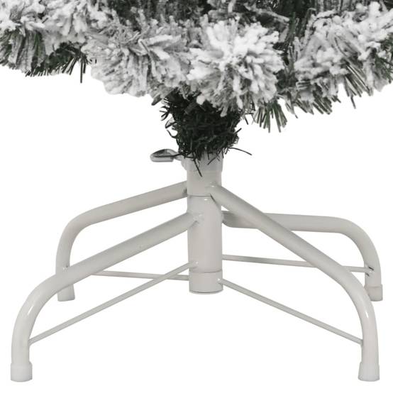 Sapin de Noël Artificiel Floqué Neige PVC 120 cm pour Fêtes – ComfortXL Outdoor Living - Image 6