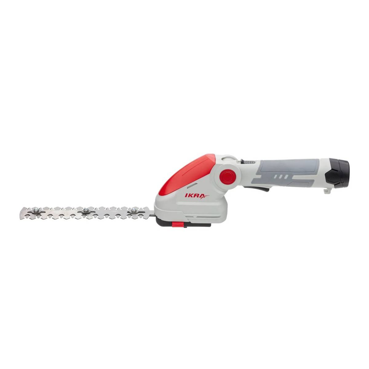 Cisaille à gazon et Taille buisson Télescopique sans fil à batterie 12V Inclus 2 lames 10cm et 20cm Chargeur 12V IKRA - Image 6