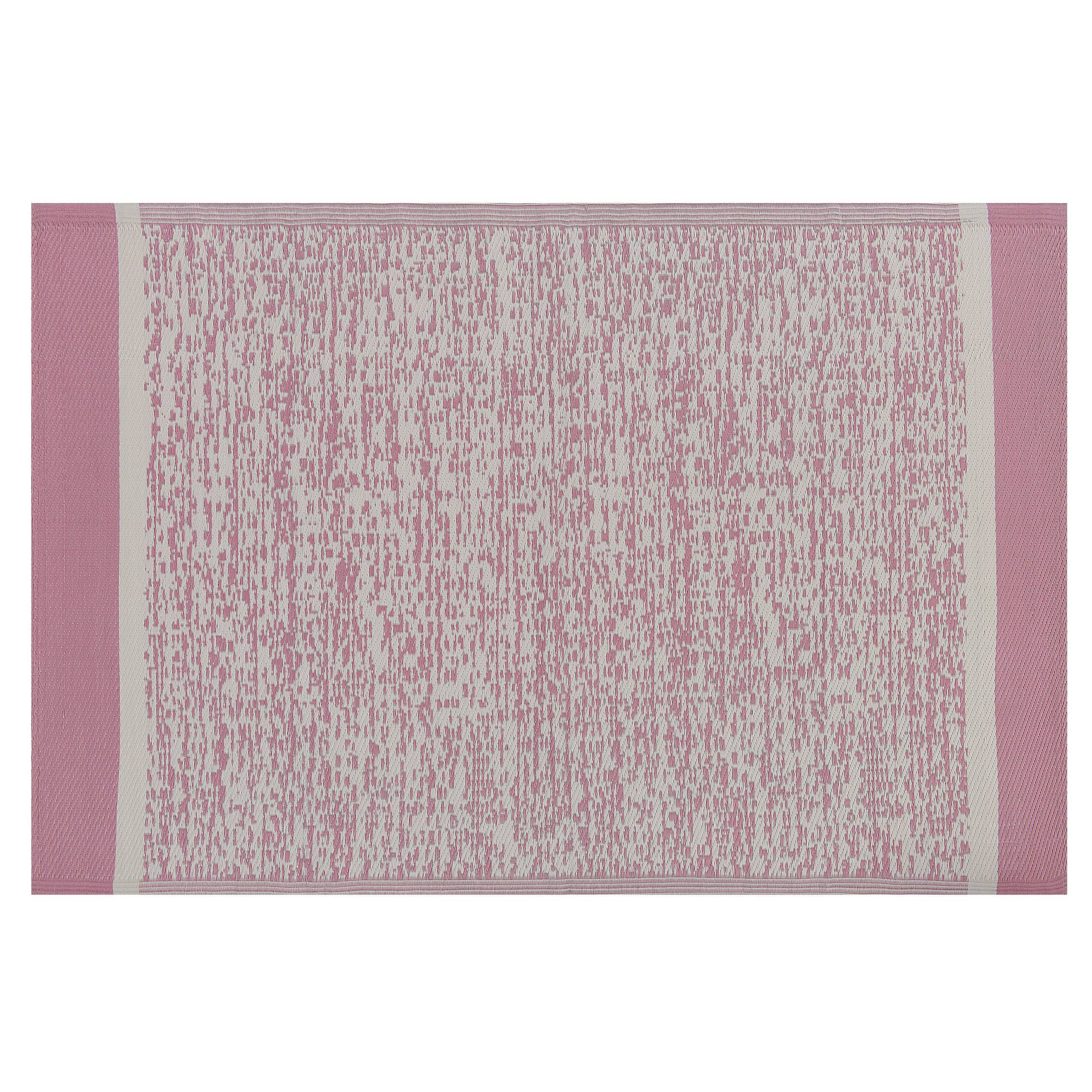 Beliani - Tapis d'extérieur Polypropylène Rose BALLARI - Beliani - Image 1