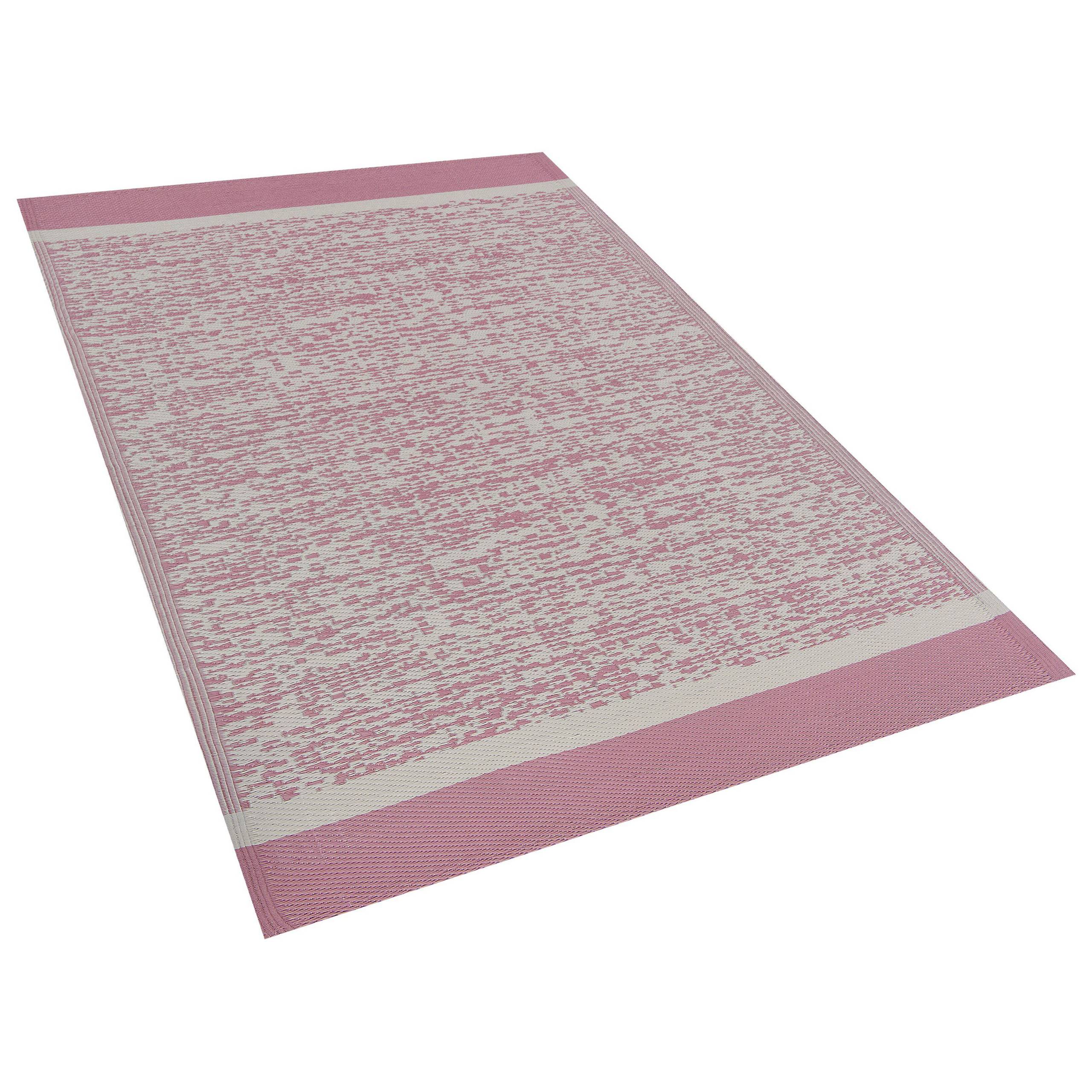 Beliani - Tapis d'extérieur Polypropylène Rose BALLARI - Beliani - Image 3