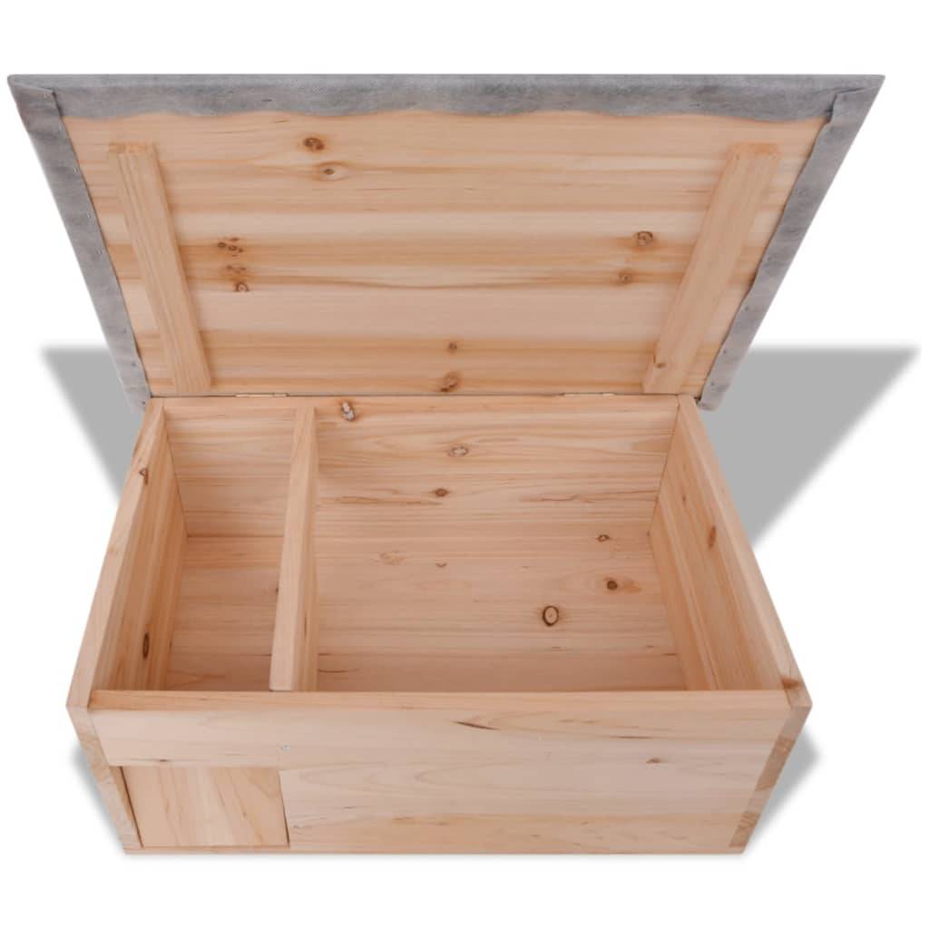 Vidaxl - Cabane pour hérisson 45 x 33 x2 2 cm Bois vidaXL 42351 - Image 6
