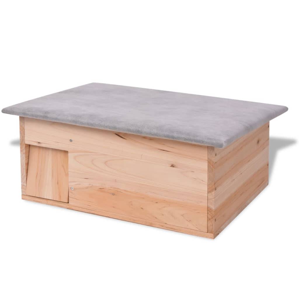 Vidaxl - Cabane pour hérisson 45 x 33 x2 2 cm Bois vidaXL 42351 - Image 2