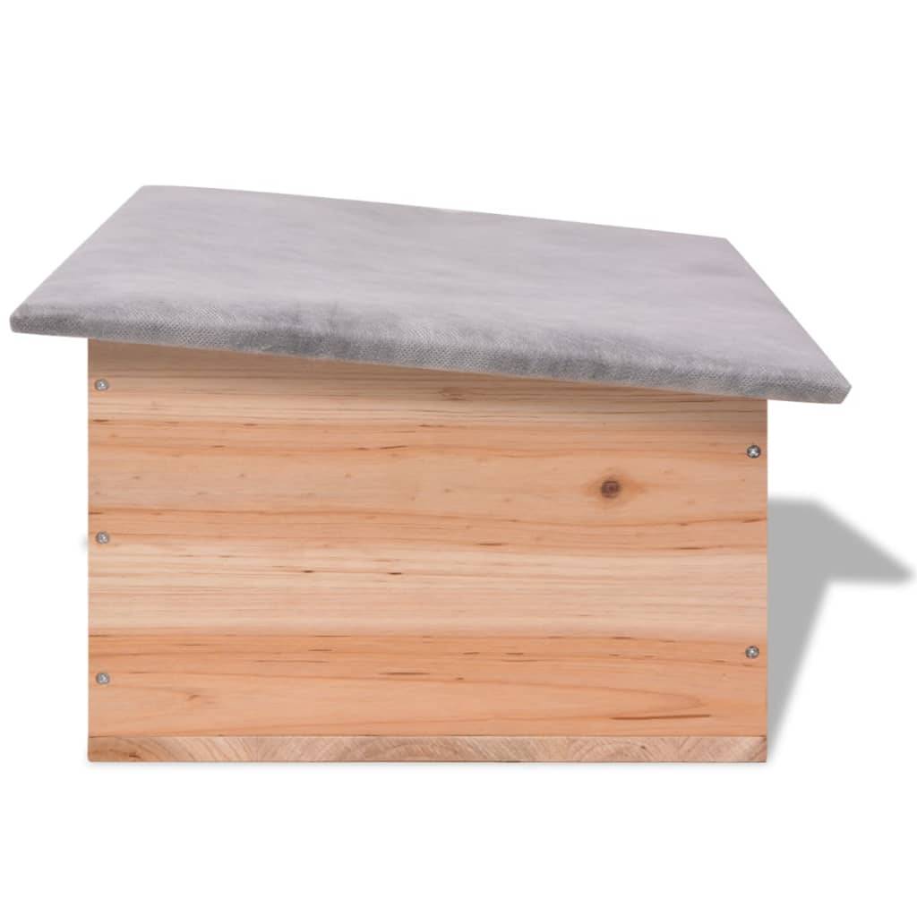 Vidaxl - Cabane pour hérisson 45 x 33 x2 2 cm Bois vidaXL 42351 - Image 5