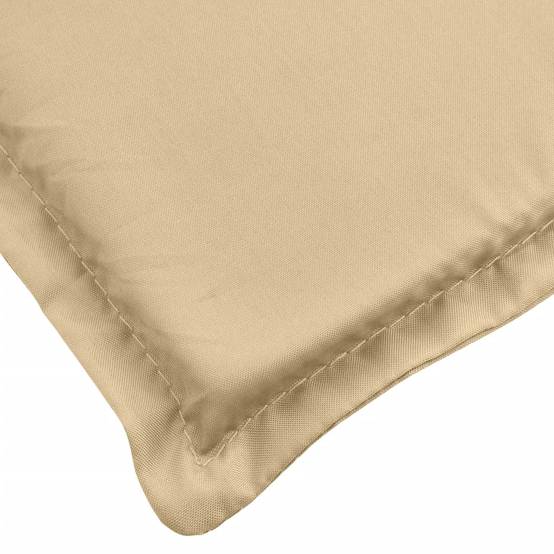 ComfortXL - Lot de 2 Coussins Dossier Haut Tissu Polyester Anti-glisse pour Chaise de Jardin Beige Mélangé 120x50cm – ComfortXL Outdoor Living - Image 9