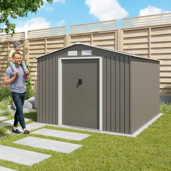 Abri de jardin métal 7,30 m2 + kit d'ancrage - Image 4