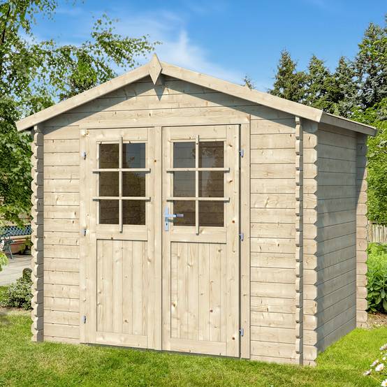 Eden Partenaire Jardin - Abri de jardin en bois deux pans de 5.04m² - Image 1